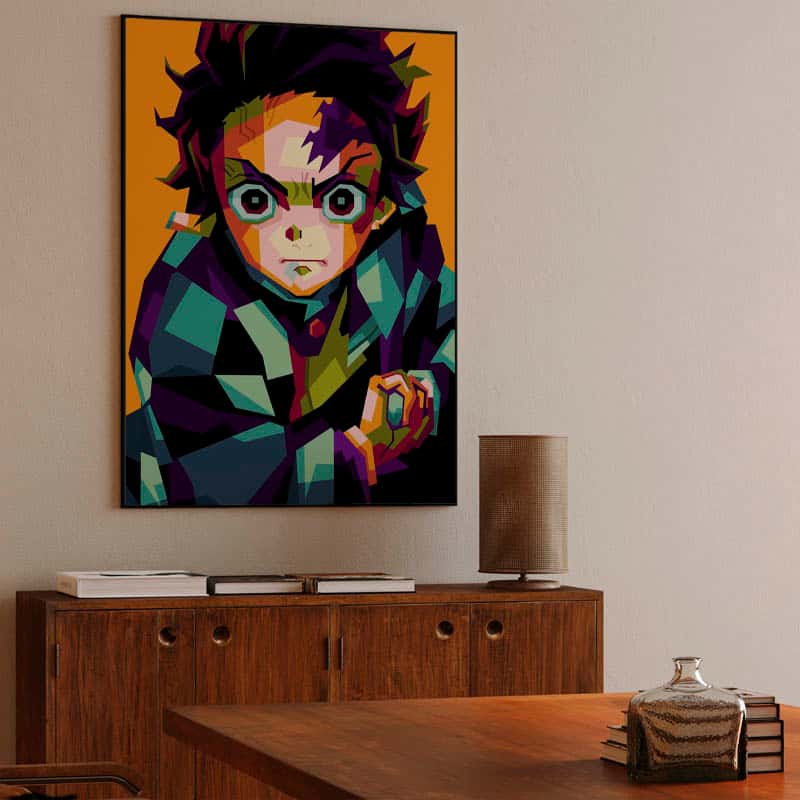 Anime Demon Slayers Pop art 1 thumbnail 3