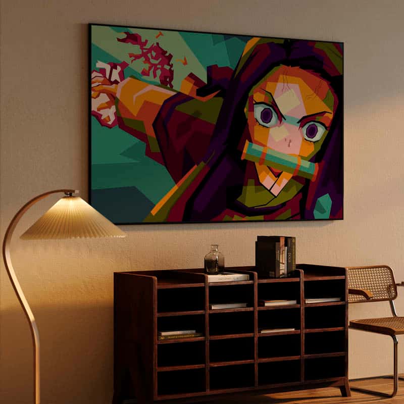 Anime Demon slayers 2 pop art thumbnail 4