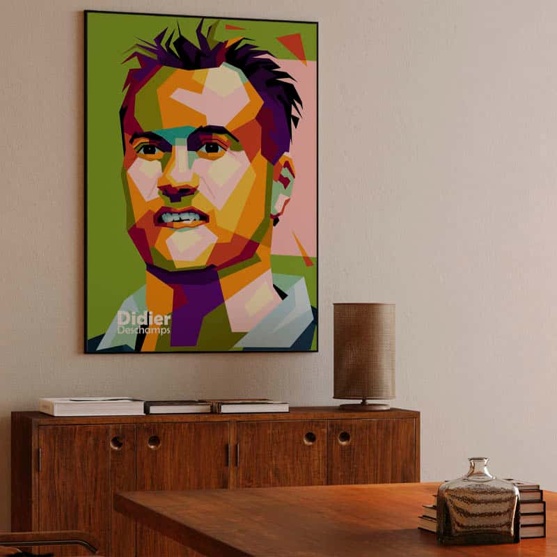 Didier Deschamps in wpap pop art thumbnail 3