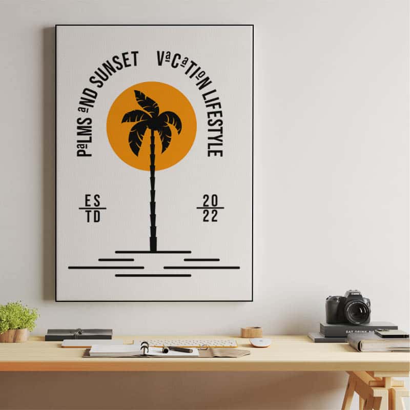 Palms and sunset thumbnail 2
