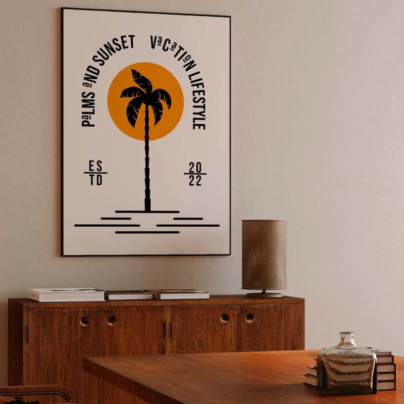 Palms and sunset thumbnail 3