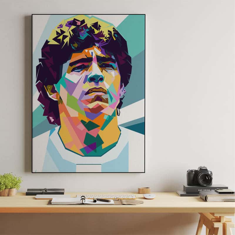 Diego Maradona pop art thumbnail 2