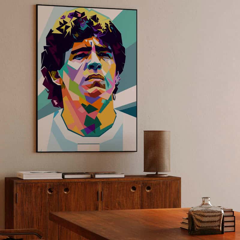 Diego Maradona pop art thumbnail 3