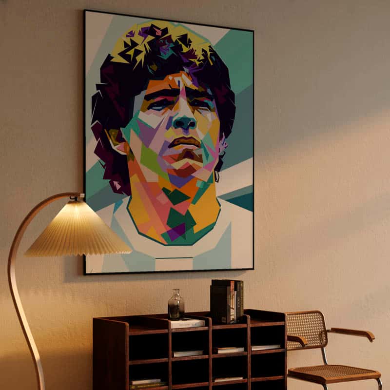 Diego Maradona pop art thumbnail 4