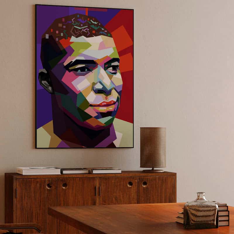 Mbappe in wpap pop art thumbnail 3