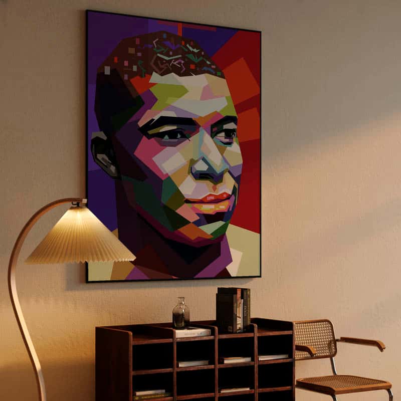 Mbappe in wpap pop art thumbnail 4