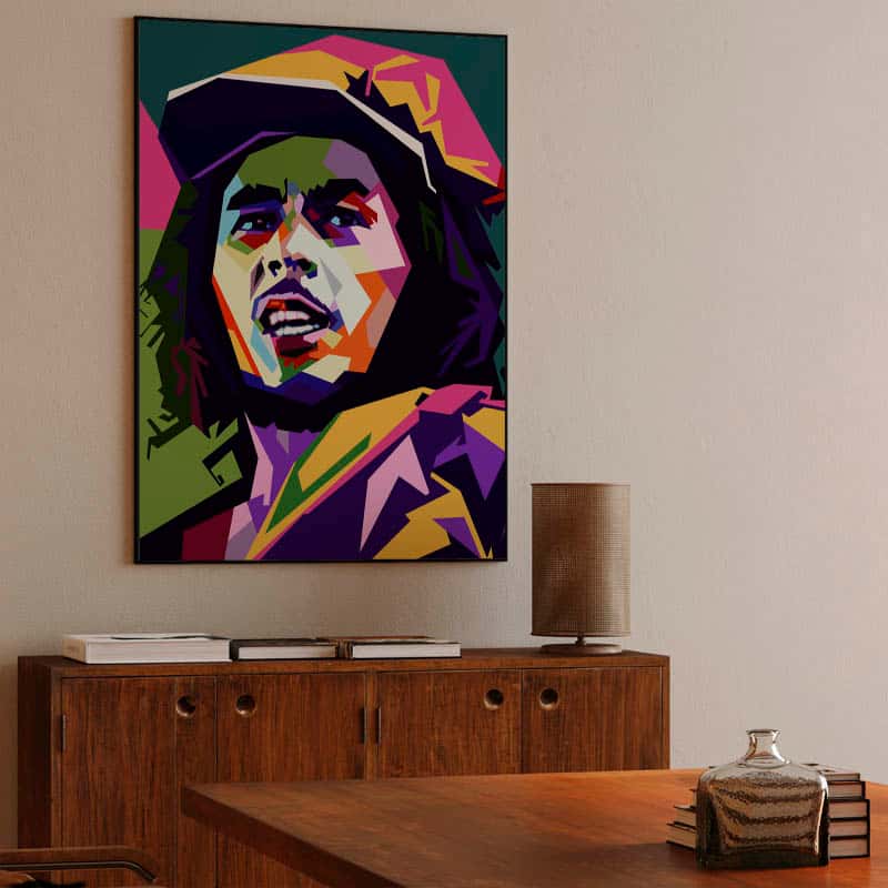 Bob Marley wpap pop art thumbnail 3
