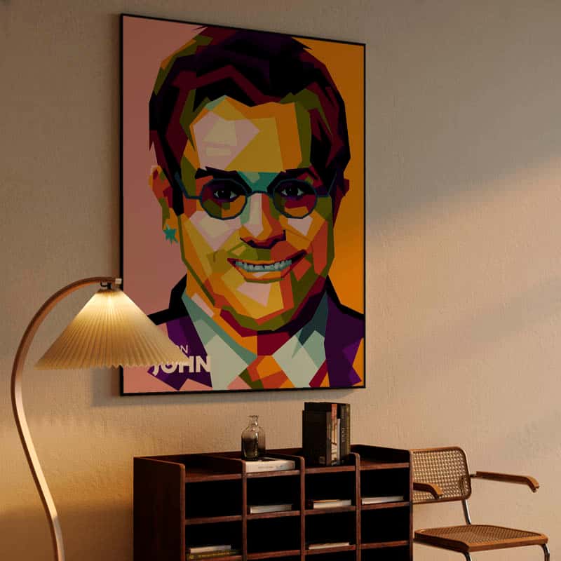 Elton John in amazing pop art thumbnail 4