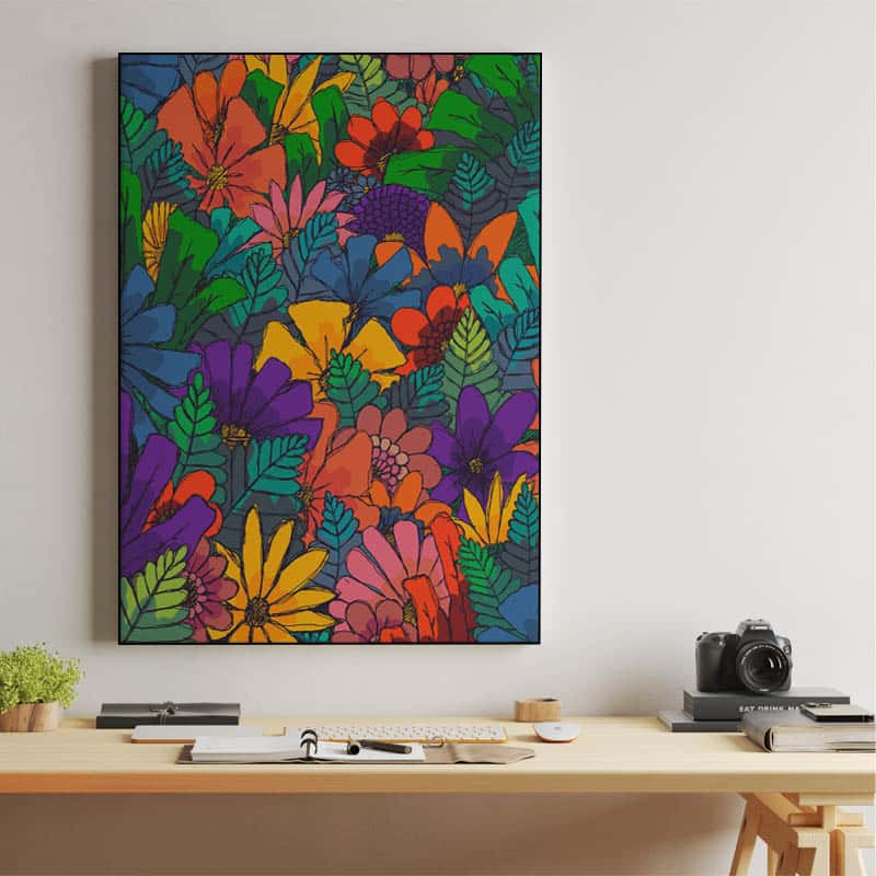 Garden of spring flowers thumbnail 2