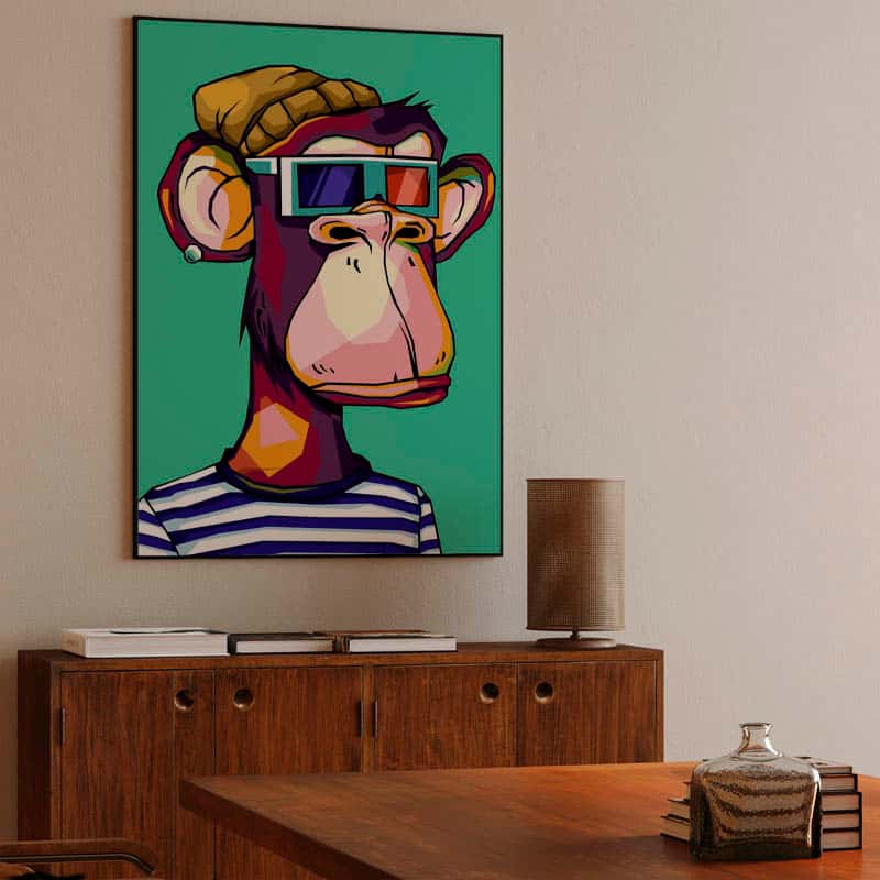 Bored Apes monkey nft thumbnail 3