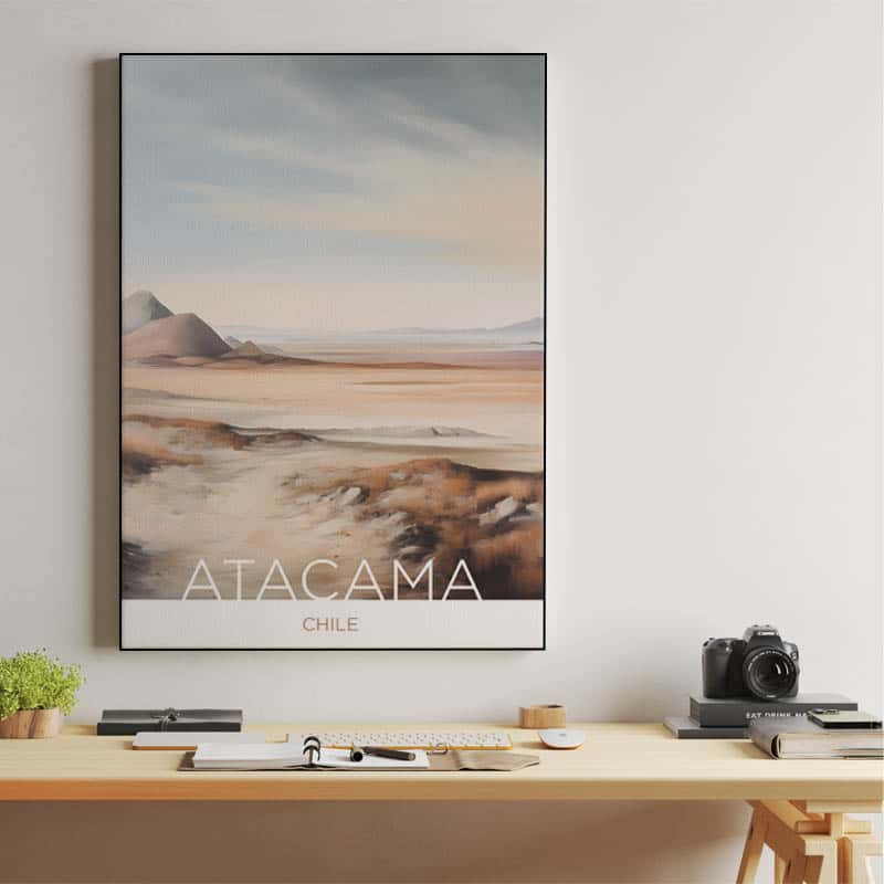 The Atacama Desert - Chile - Acrylic Technique thumbnail 2