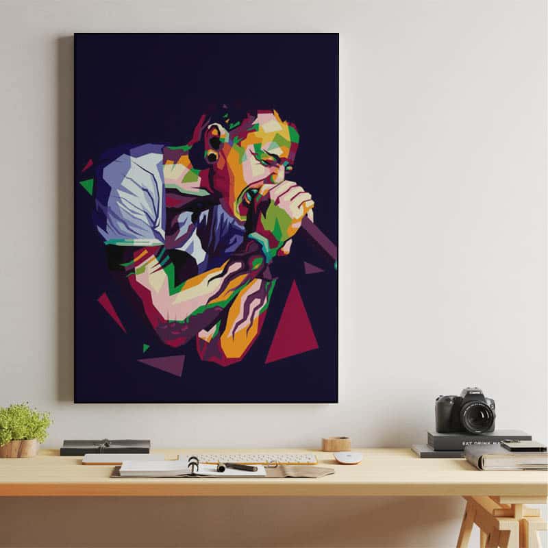 Chester Bennington in illustration thumbnail 2