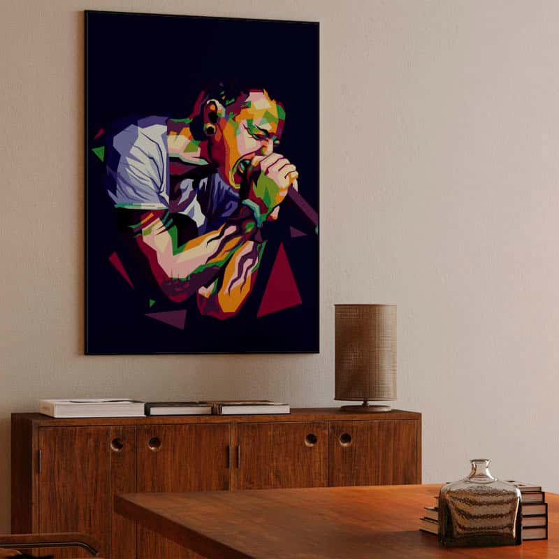 Chester Bennington in illustration thumbnail 3