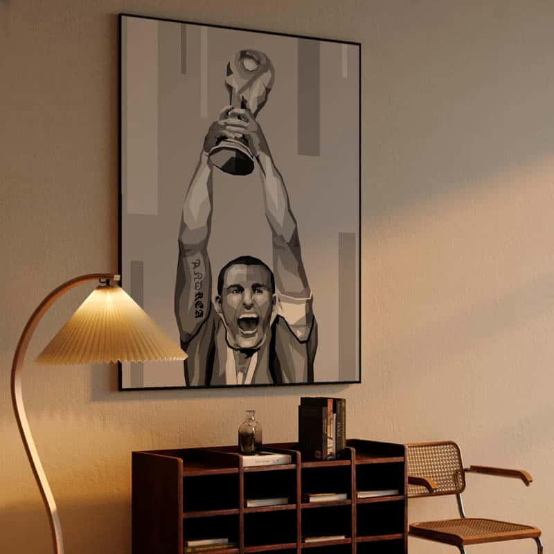 Fabio Cannavaro in black white classic  thumbnail 4