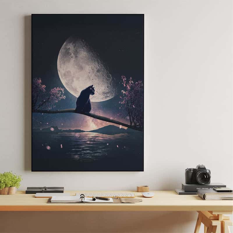 Cat, Moon and Stars thumbnail 2