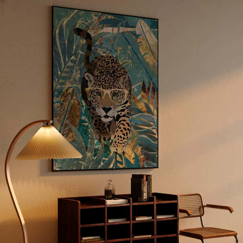 Curious Jaguar in the jungle thumbnail 4
