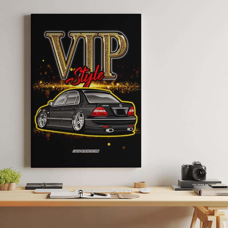 Lexus LS430 VIP Style CARtoon CARicature thumbnail 2