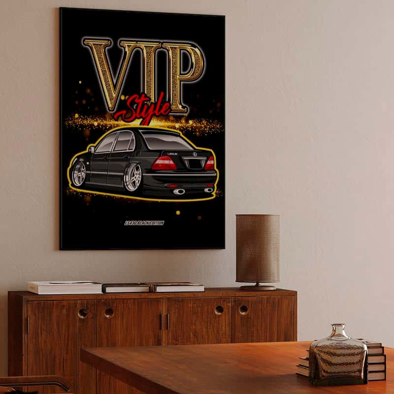 Lexus LS430 VIP Style CARtoon CARicature thumbnail 3
