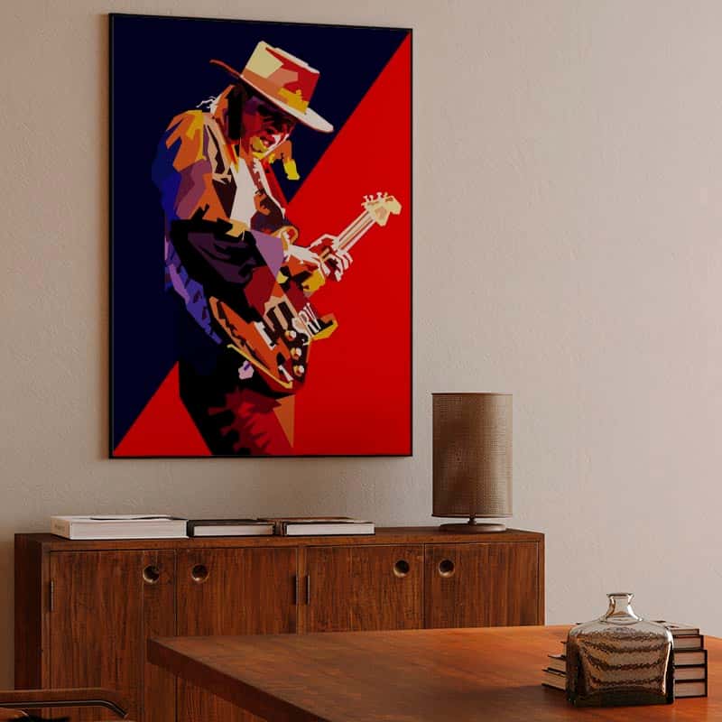 Stevie Ray Vaughan Rock Blues Pop WPAP  thumbnail 3