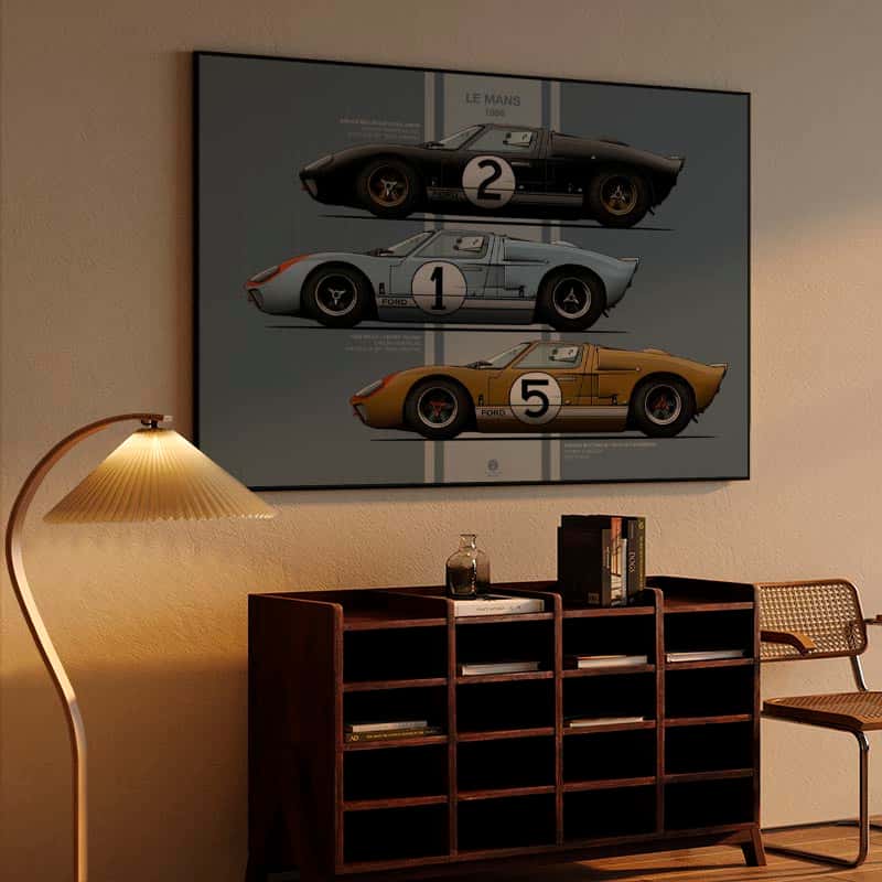 Le Mans 1966 Ford GT40 thumbnail 4