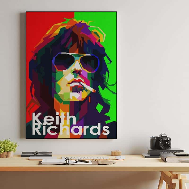 Keith Richards Musician Pop WPAP thumbnail 2