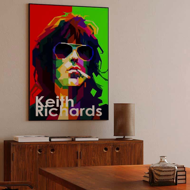 Keith Richards Musician Pop WPAP thumbnail 3