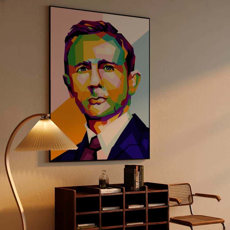 Legend Actor Daniel Craig James bond in illustration thumbnail 4