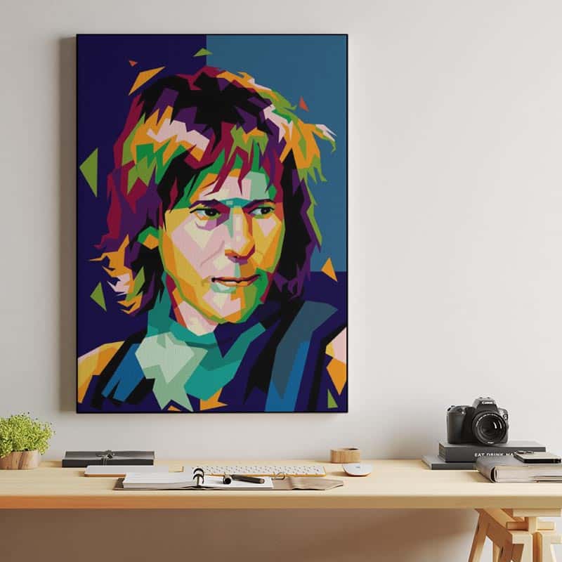 Legend guitarist of Jeff Beck in trend illustration thumbnail 2