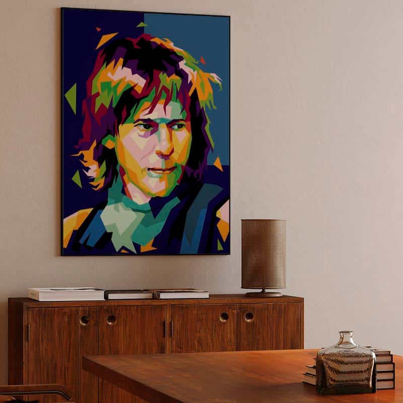 Legend guitarist of Jeff Beck in trend illustration thumbnail 3