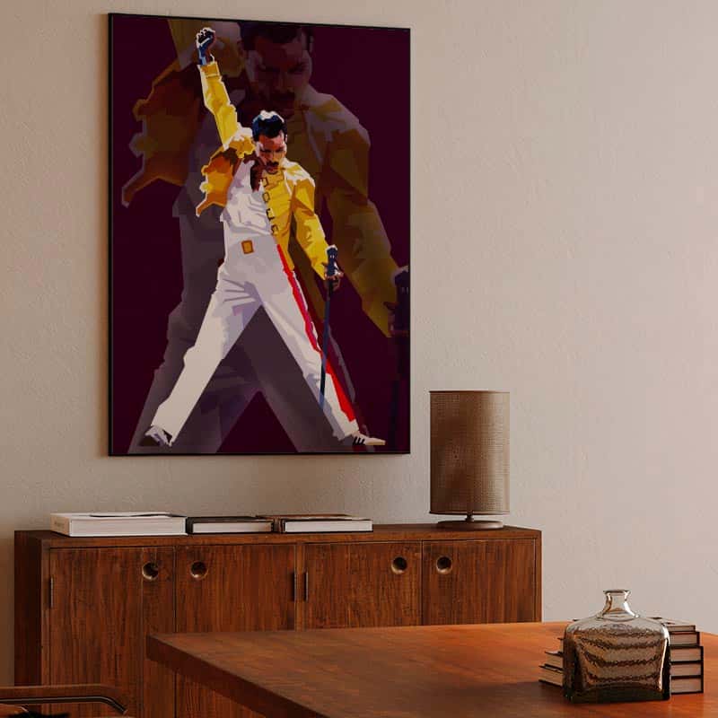 Retro Freddie Mercury thumbnail 3