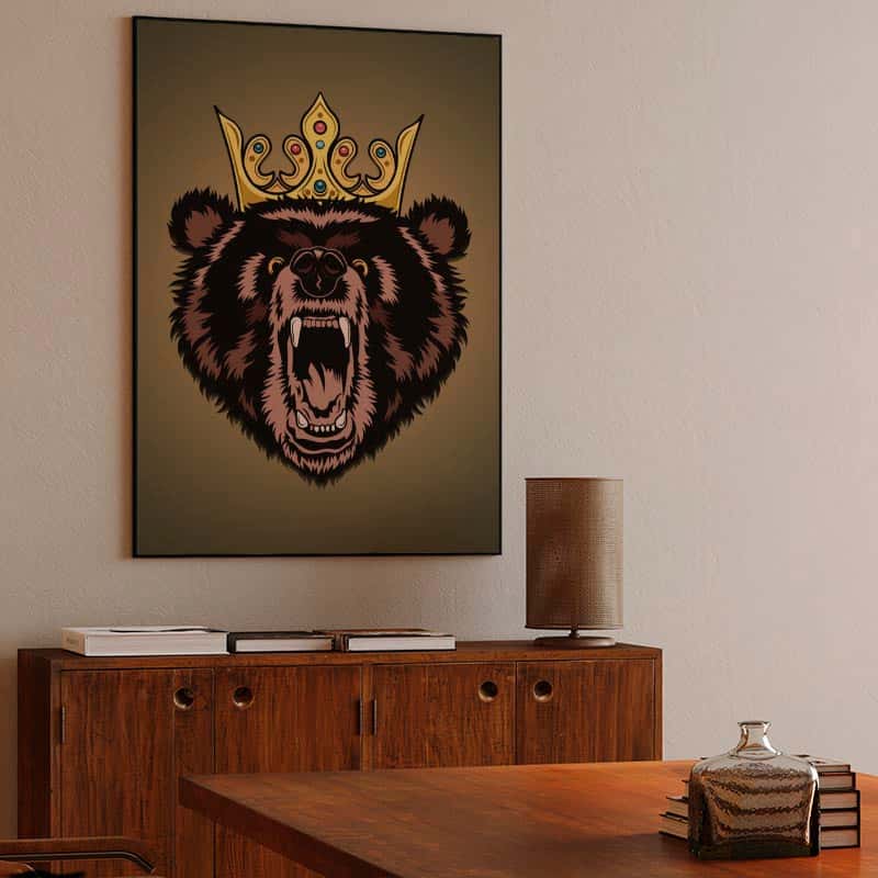 Angry Bear Canvas thumbnail 3