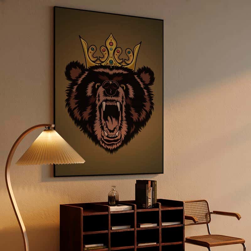 Angry Bear Canvas thumbnail 4