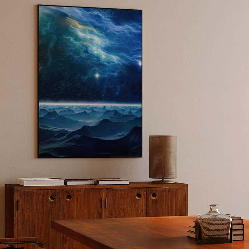 Blue Space Landscape thumbnail 3