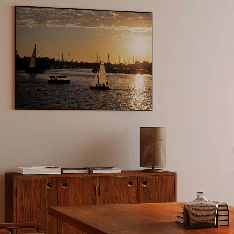 Boats at sunset thumbnail 3