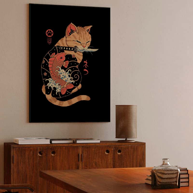 Carp tattooed Cat thumbnail 3