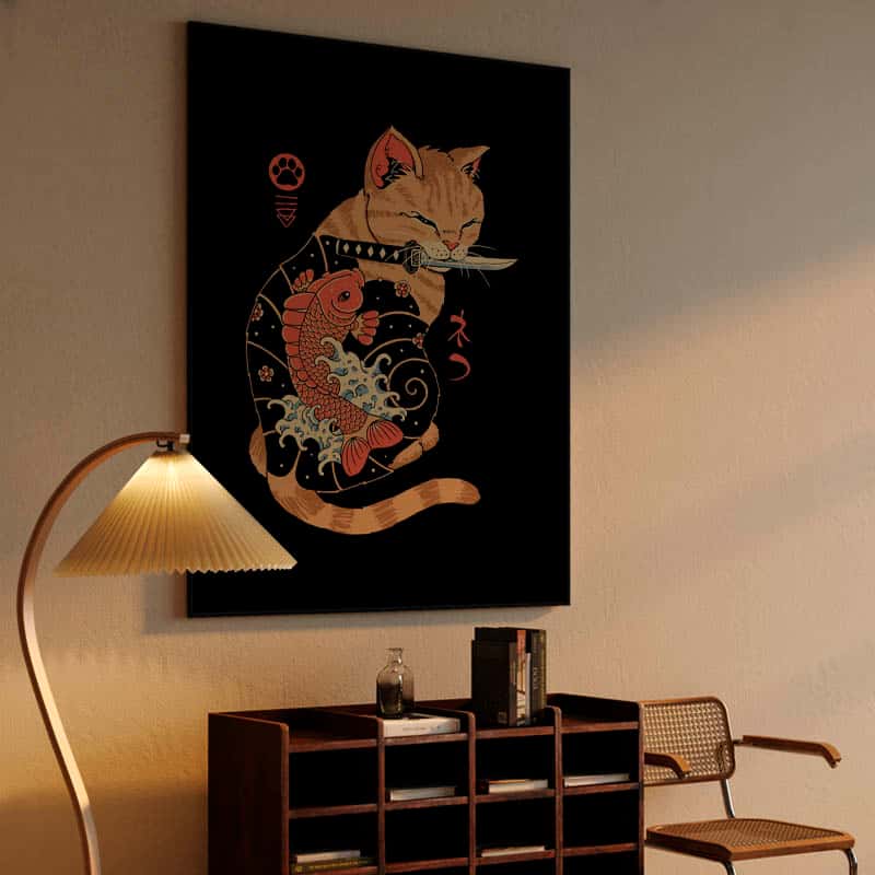 Carp tattooed Cat thumbnail 4