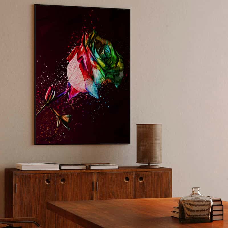 Colored Rose thumbnail 3
