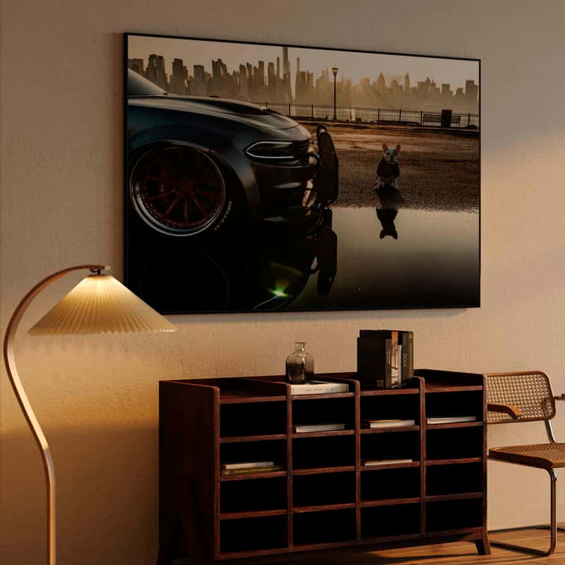 Dodge Charger SRT Hellcat Widebody with dog thumbnail 4
