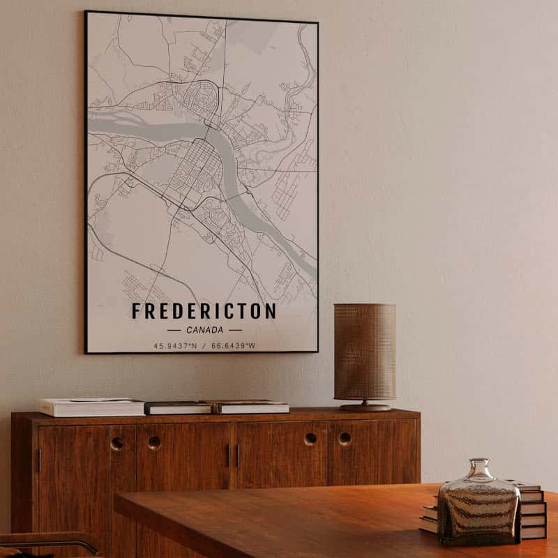 Fredericton map thumbnail 3