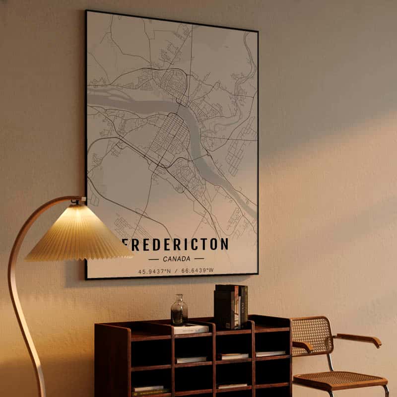 Fredericton map thumbnail 4