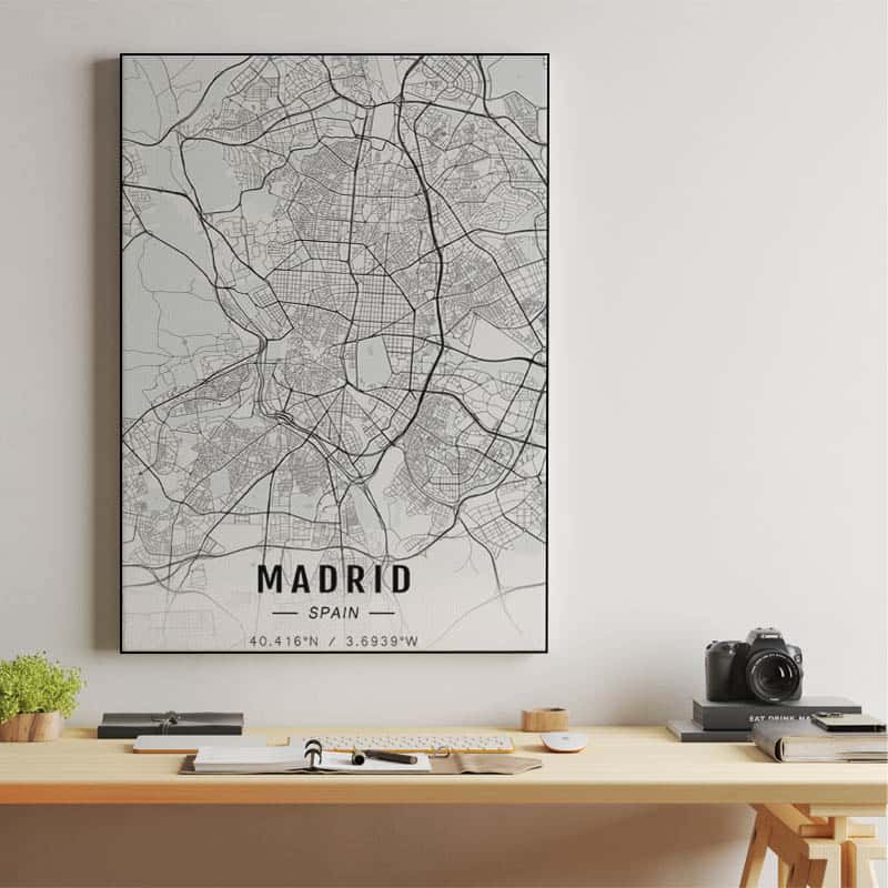 Madrid map thumbnail 2