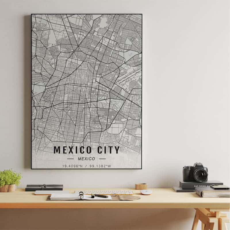 Mexico City map thumbnail 2