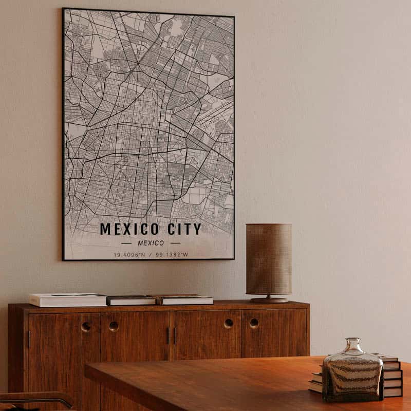 Mexico City map thumbnail 3