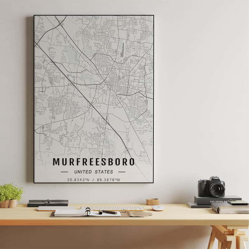 Murfreesboro map thumbnail 2