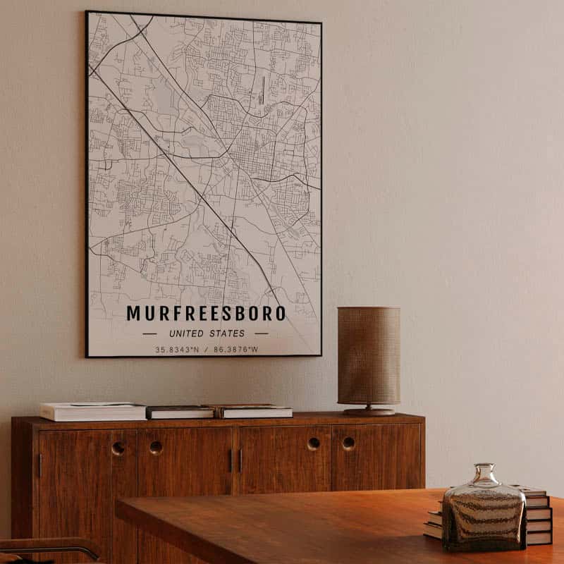Murfreesboro map thumbnail 3