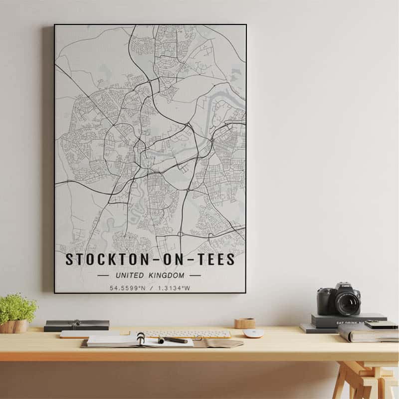 Stockton-on-Tees map thumbnail 2