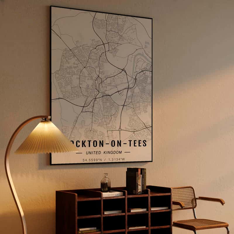 Stockton-on-Tees map thumbnail 4