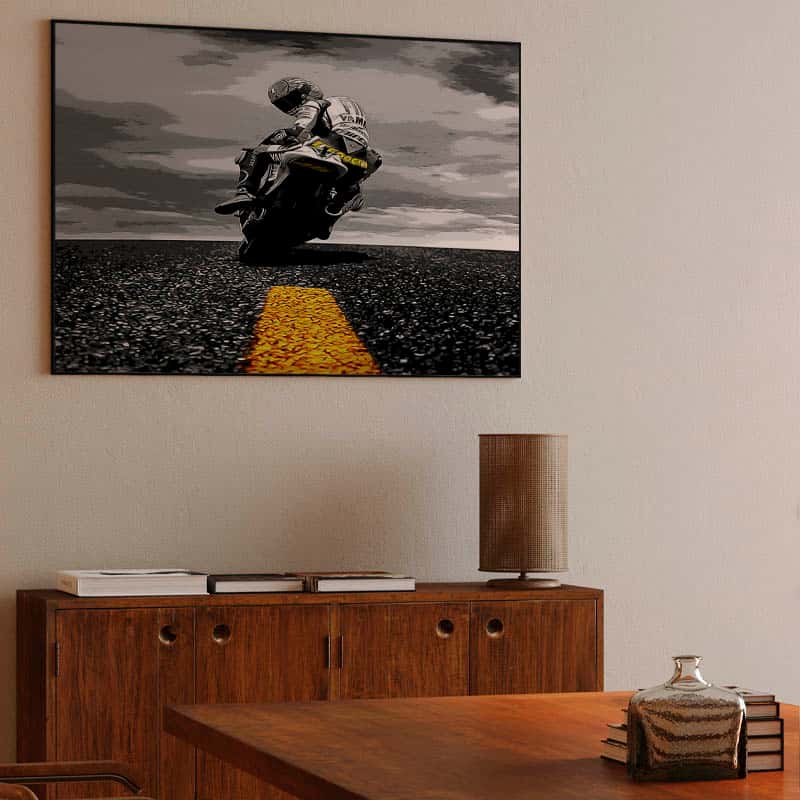 Yamaha YZF R1 Valentino Rossi Racing Motorcycle thumbnail 3