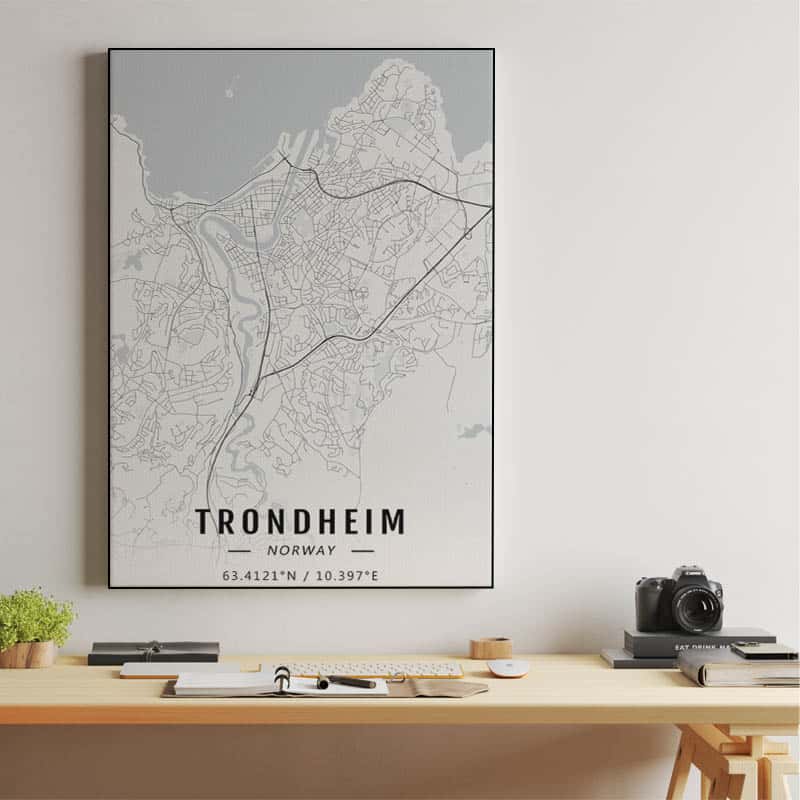 Trondheim map thumbnail 2