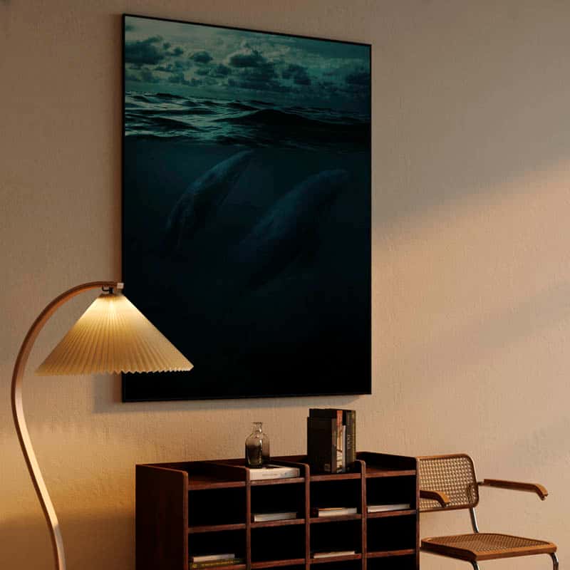 Whales in big ocean thumbnail 4